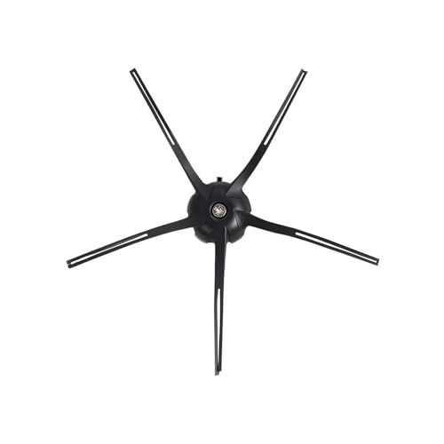 Seitenbürste, kompatibel mit XiaoMi, kompatibel mit Roborock, E25 E35 S5 Max S50 S51 S55 S6 S60 S6 MaxV S6 Pure, Seitenbürste for Roboterstaubsauger(1 pcs black) von KKUWVEAMP