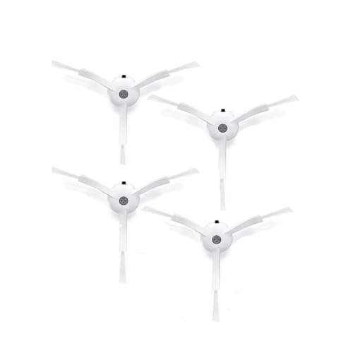 Seitenbürsten for Staubsauger, kompatibel mit Xiaomi, kompatibel mit MI, 1s 2s, kompatibel mit Roborock S50 S51 S55 S6 T6 1./2. Generation, Ersatzzubehör for Roboterstaubsauger(4 pcs) von KKUWVEAMP