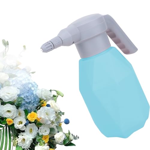 0,5 Gallonen Elektrischer Sprühtopf, 2-Liter-Sprühflasche, Automatische Gießkanne mit verstellbarem Ausguss, wiederaufladbarer Batteriebetrieb für die Düngung im Innen- und Außenbereich im Garten(Blau von KKnoon
