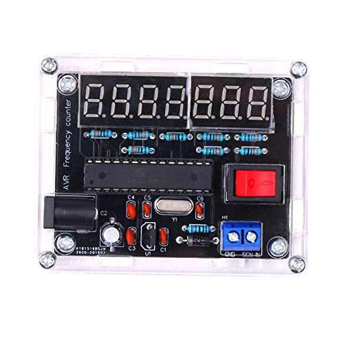 KKnoon 10MHz Frequenzmesser DIY Kit Frequenzzähler AVR-Frequenz mit Shell Counter Cymometer Frequenzmessung 0,000 001Hz Auflösung KKnoon 10MHz Frequenzmesser DIY Kit Frequenzzähler AVR-Frequenz mit Shell Counter Cymometer Frequenzmessung 0,000 001Hz Auflösung von KKnoon