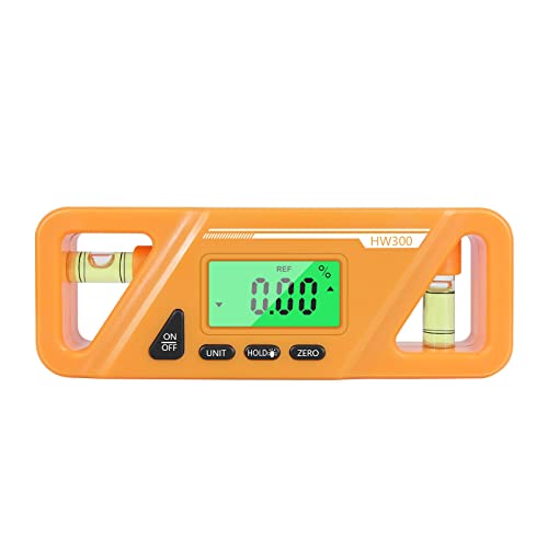 KKnoon Magnetischer digitaler Winkelmesser Absolute und relative Messung Winkel- und Neigungsumwandlung Neigungsmesser Vielseitiges Clinometer LCD-Display mit Hintergrundbeleuchtung von KKnoon