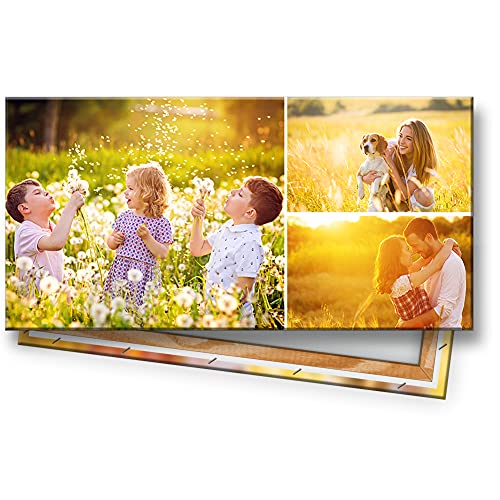 KL KUNSTLAB Fotocollage. Deine 3 Fotos auf Leinwand 40x20 cm Querformat. Holzrahmen Personalisierbar. Fotogeschenk selbst gestalten. Sofort hochladen. KL KUNSTLAB Fotocollage. Deine 3 Fotos auf Leinwand 40x20 cm Querformat. Holzrahmen Personalisierbar. Fotogeschenk selbst gestalten. Sofort hochladen. von KL KUNSTLAB