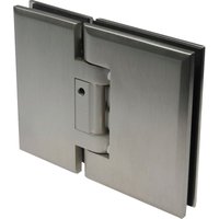 Kl-megla - Pendeltürbeschlag Chalet-PT Glas-Glas m. Feststell. 90°, Edelstahl-Effekt Kl-megla - Pendeltürbeschlag Chalet-PT Glas-Glas m. Feststell. 90°, Edelstahl-Effekt von KL-MEGLA