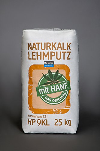 Bio-Naturkalk-Lehm-Grundputz mit Hanf 25 kg im Sack von KL