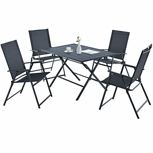 3-Sitzer-Sofa, gepolsterter Tisch, Garten, Grau, geeignet für Terrasse, Rattan-Möbel-Set für Pool, Hinterhof und Garten usw von KLAJHHSSSSSSSSS