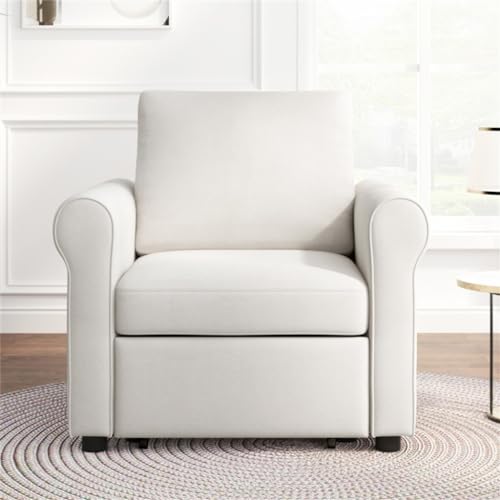 3-in-1-Sofa, Bettsessel, umwandelbares Schlafsofa, verstellbare Rückenlehne in ein Sofa, Liegestuhl, Stuhl, Bettschläfer von KLAJHHSSSSSSSSS