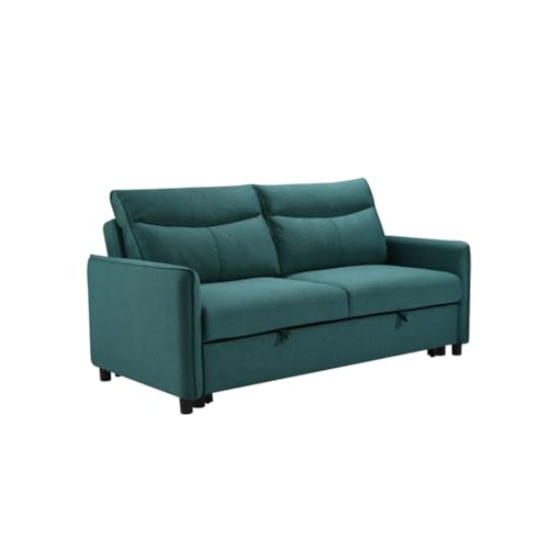 3-in-1 umwandelbares Schlafsofa aus Stoff, Loveseat Futon-Sofa, Couch mit ausziehbarem Bett, kleines Loungesitz, Loungesofa von KLAJHHSSSSSSSSS