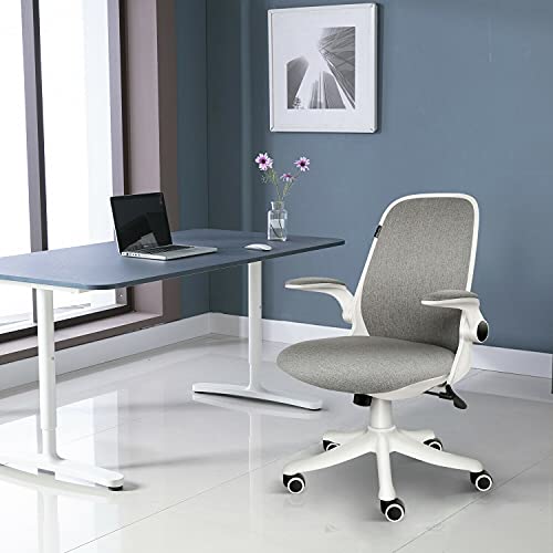 Bürostuhl, Bürostuhl, Drehsitz, ergonomischer Computertisch, verstellbarer Netzstoff, Chiar Grau, Schreibtischstuhl, Gaming-Stuhl von KLAJHHSSSSSSSSS