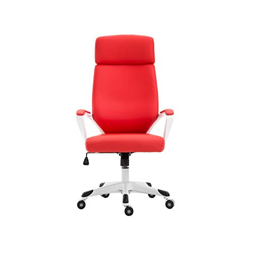 Bürostuhl Boss Stuhl, ergonomischer Bürodrehstuhl, Computer-Büro-Schreibtischstuhl, PU-Leder, 4 Farben (Farbe: B) (A) von KLAJHHSSSSSSSSS