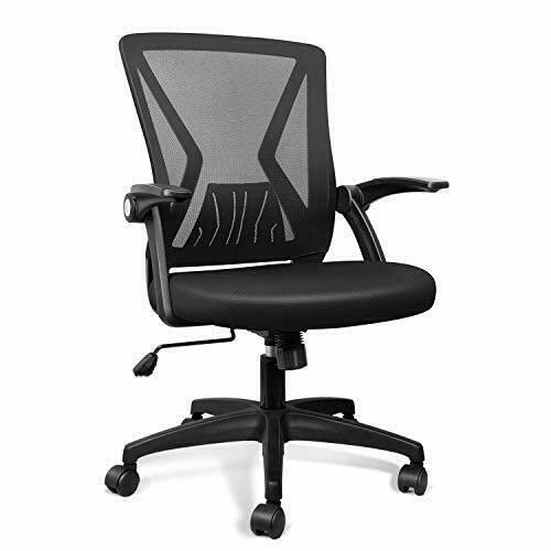 Bürostuhl Mid Back Mesh Bürostuhl Ergonomischer Drehstuhl Schwarz Mesh Schreibtischstuhl Flip Schreibtischstuhl Gaming Stuhl Bürostuhl Mid Back Mesh Bürostuhl Ergonomischer Drehstuhl Schwarz Mesh Schreibtischstuhl Flip Schreibtischstuhl Gaming Stuhl von KLAJHHSSSSSSSSS
