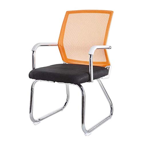Bürostuhl aus Netzstoff, Rückenlehne, ergonomischer Computer-Schreibtischstuhl, Bogenform, Bürobedarf, langlebig, stark (Farbe: Grün), Farbe: Grün (Farbe: Blau) (Orange) von KLAJHHSSSSSSSSS