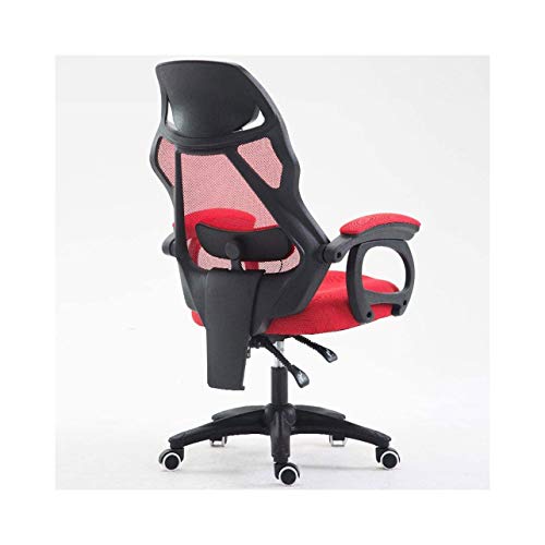 Bürostuhl mit verstellbarer Rückenlehne, ergonomischer Computer-Netzstoff, Drehstuhl, Schreibtischstuhl, Arbeitsstuhl und Lendenwirbelstütze (Farbe: C) (B) von KLAJHHSSSSSSSSS