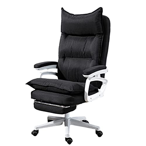 Ergonomischer Computer-Schreibtischstuhl mit hoher Rückenlehne und Fußstütze, verstellbarer Armlehne, Rückenstütze und verbreiterter Kopfstütze, Heimbüro, Schreibtischstuhl mit 150°-Neigfunktion von KLAJHHSSSSSSSSS