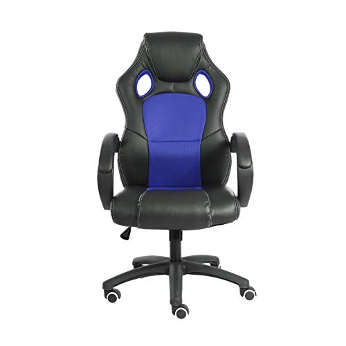 Gaming-Stuhl Bürostuhl mit hoher Rückenlehne, Schreibtischstuhl, Rennstuhl, Liegestuhl, Computerstuhl, Drehstuhl, PC-Stuhl (Farbe: D) (B) von KLAJHHSSSSSSSSS