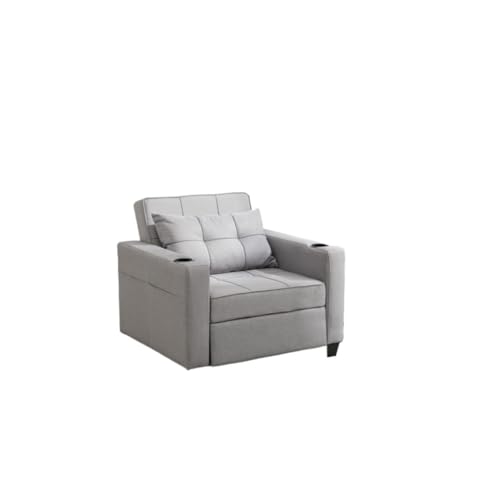 Klappbares Ottomanen-Schlafsofa, 3-in-1-Funktion, funktioniert als Ottomane, Stuhl, Schlafsofa und Chaiselongue von KLAJHHSSSSSSSSS