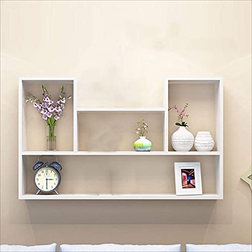 Moderne kreative Wandbehang Wandregal Schlafzimmer Lagerung Wandschrank Wandschrank Schlafsaal Wandregal Wandbehang Schrank Free Punch/Pink (Weiß) von KLAJHHSSSSSSSSS