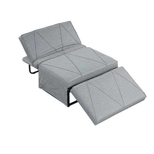 Schlafsofa, 4-in-1-Klappstuhl, Ottomane, Schlafsofa, Schlafsessel, umwandelbarer Stuhl zum Bett, mit verstellbarer Rückenlehne Schlafsofa, 4-in-1-Klappstuhl, Ottomane, Schlafsofa, Schlafsessel, umwandelbarer Stuhl zum Bett, mit verstellbarer Rückenlehne von KLAJHHSSSSSSSSS