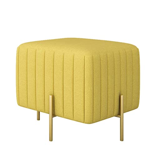 Schuhersatzhocker zu Hause Ankleidezimmer Hocker Garderobe Bekleidungsgeschäft Sofahessel Multifunktionale Schuhhocker (Farbe: Blau) (Gelb) von KLAJHHSSSSSSSSS