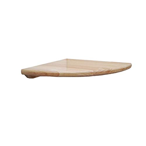 Schwebendes Eckregal Schwebendes Wandregal Rundes Ende Wandmontage Badezimmer Wohnzimmer Schlafzimmer Regal Schweberegal Lagerregal Wandmontiertes Eckregal Der Radius von 2 (Der Radius von 20 cm) von KLAJHHSSSSSSSSS