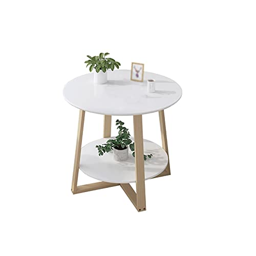 Tragbarer Beistelltisch aus Holz für kleine Räume, mobiler Laptop-Ständer, Computer-Ständer, Schreibtischmöbel für Wohnzimmer und Schlafzimmer, Couchtisch (Farbe: 6060 cm) (40 x 50 cm) von KLAJHHSSSSSSSSS