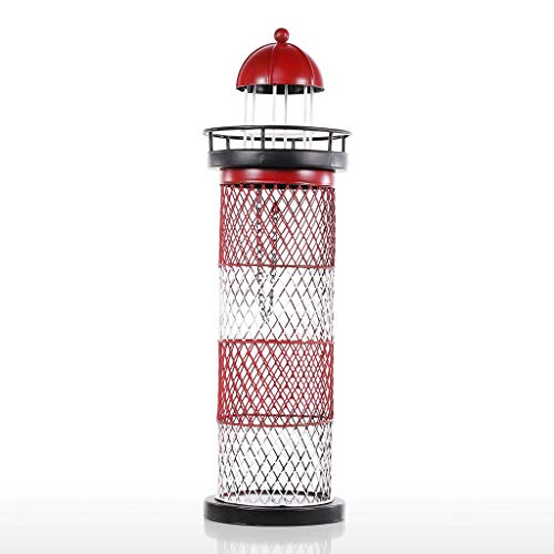 Weinhalter Leuchtturm Weinregal Weinhalter Weinflaschenregal Metallskulptur Praktisches Handwerk für Heimdekoration von KLAJHHSSSSSSSSS