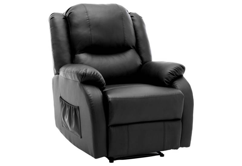 KLAM HOME Relaxsessel XXL bis 150kg belastbar Fernsehsessel mit Liegefunktion Relaxfunktion (1 Loungesessel), Einzelsessel Fernsehsessel Ausziehließer Liegestuhl Sessel von KLAM HOME