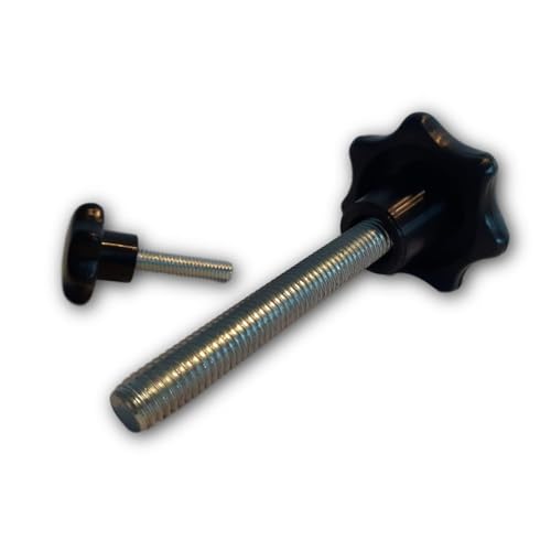1 Sternschraube aus Kunststoff - Sterngriffschraube mit Gewindebolzen aus legiertem Stahl 1 Sternschraube aus Kunststoff - Sterngriffschraube mit Gewindebolzen aus legiertem Stahl von KLAMA