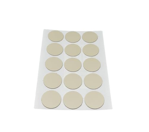 15x Selbstklebende Abdeckkappen für Schrauben, Bohrlöcher & kleine Macken - Universell einsetzbare Schraubenabdeckung (Beige, Ø 20 mm) von KLAMA