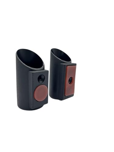 4 Gleiter/Kappen für Stahlrohrtische, Gleitkappen für Rundrohre, Kunststoff, Schwarz (Anti-Rutsch, 32 mm) von KLAMA