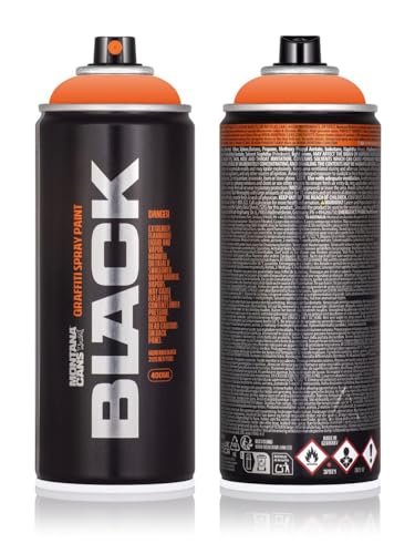 Sprühdose Montana BLACK 400 ml - Graffiti Paint - hochdeckende Mattfarben - zuverlässig - high-pressure - (2085 Halloween) von KLAMOTTEN STORE