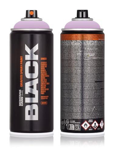 Sprühdose Montana BLACK 400 ml - Graffiti Paint - hochdeckende Mattfarben - zuverlässig - high-pressure - (3995 Bubble Bath) von KLAMOTTEN STORE