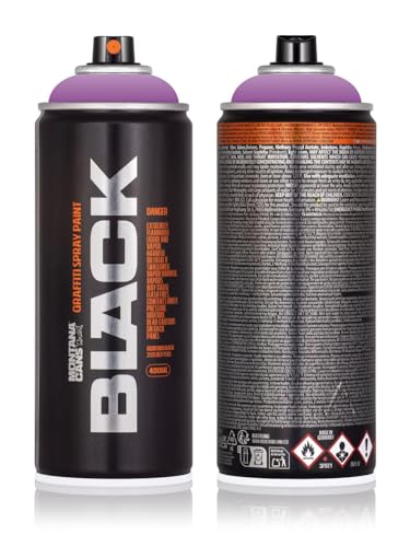 Sprühdose Montana BLACK 400 ml - Graffiti Paint - hochdeckende Mattfarben - zuverlässig - high-pressure - (4020 Monster) von KLAMOTTEN STORE