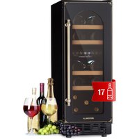 Einbau-Weinkühlschrank, Kleiner Getränkekühlschrank Schmal, 2 Zonen Weinkühlschrank mit Glastür, Indoor/Outdoor Beersafe, Kühlschrank Klein mit von KLARSTEIN