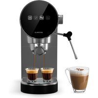 Klarstein - Espresso Siebträgermaschine mit Milchaufschäumer, 0,9L Retro Mini-Espressomaschine mit Siebträger, 1360 Watt Kaffeemaschine Klein, von KLARSTEIN