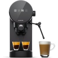 Klarstein - Espresso Siebträgermaschine mit Milchaufschäumer, 0,9L Retro Mini-Espressomaschine mit Siebträger, 1360 Watt Kaffeemaschine Klein, von KLARSTEIN