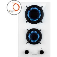 Klarstein - Gasherd, Gaskochfeld 2 Flammig, Einbau-Gaskocher für Zuhause & Wohnmobil, Campingkocher mit Glasplatte, Gasherd für Propan- und Erdgas, Klarstein - Gasherd, Gaskochfeld 2 Flammig, Einbau-Gaskocher für Zuhause & Wohnmobil, Campingkocher mit Glasplatte, Gasherd für Propan- und Erdgas, von KLARSTEIN