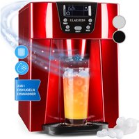 Ice Volcano 2G Eismaschine led 12kg je 24h 2l 6-12min rot - Rot - Klarstein von KLARSTEIN