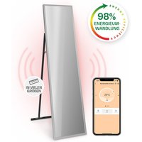 Klarstein - Infrarotheizung, Infrarot Spiegelheizung Standgerät, Infrarotheizung mit Thermostat, Heizung mit Erkennung Offener Fenster & App-Control, von KLARSTEIN
