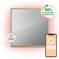 Klarstein - Infrarotheizung, Infrarot Spiegelheizung Standgerät, Infrarotheizung mit Thermostat, Heizung mit Erkennung Offener Fenster & App-Control, von KLARSTEIN