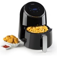 AirVital - Heißluftfritteuse, Fritteuse, AirFryer, 1300 w, 2,5 l Füllmenge, fett-frei Frittieren, Backen, Grillen, Rösten, 8 Programme, CeraPlus von KLARSTEIN