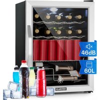 Klarstein - Beersafe xl Mix It Edition Kühlschrank 60 Liter 4 Böden Panoramaglastür von KLARSTEIN