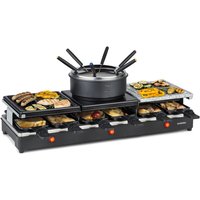 Klarstein - Fonduelette xl 3-in-1 Raclettegrill & Fondue Naturstein 1650W 12 Personen Klarstein - Fonduelette xl 3-in-1 Raclettegrill & Fondue Naturstein 1650W 12 Personen von KLARSTEIN