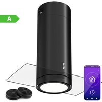 Klarstein - Insel-Abzugshaube, Umluft-Dunstabzug mit 544m³/h Luftstrom, Verstellbare Inselhaube Umluft, Freihängend, Kronleuchter-Design, 3 Stufen, von KLARSTEIN