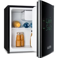 Klarstein - Spitzbergen – Kühlschrank, Energieeffizienzklasse e, Gefrierfach, ZestfulART Design: Beschreibbare Tür inklusive Marker, 2 Türfächer, von KLARSTEIN