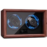 Klarstein Klarstein Uhrenbeweger für Automatikuhren, Automatik-Uhrenbeweger für 2 Uhren, Automatikuhr Uhrenbeweger mit Acryl-Tür, Automatischer von KLARSTEIN