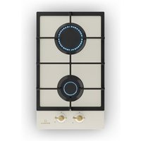 Klarstein Victoria - Gaskochfeld Gasherd, Einbau, Sabaf-Brenner, Erdgas/Propangas, Sicherheitsventile, automatische Abschaltung, Topfträger aus von KLARSTEIN