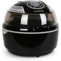VitAir Heißluftfritteuse Fritteuse, 1400 Watt, fett-frei Frittieren + Backen + Grillen + Rösten, Halogen-Infrarot-Heizelement, Automatik, von KLARSTEIN