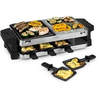 Sirloin Raclette 1500W Aluminium / Stein 8 Personen Kontroll-LED - Schwarz - Klarstein von KLARSTEIN