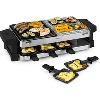 Klarstein - Sirloin Raclette 1500W Aluminium / Stein 8 Personen Kontroll-LED von KLARSTEIN
