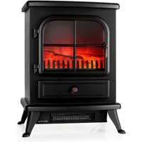 St. Moritz Elektrischer Kamin 1650W/1850W Flammenillusion rauchfrei - Schwarz - Klarstein von KLARSTEIN